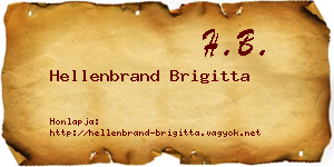 Hellenbrand Brigitta névjegykártya