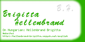 brigitta hellenbrand business card